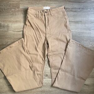 Cecico Beige High-Waisted Pants